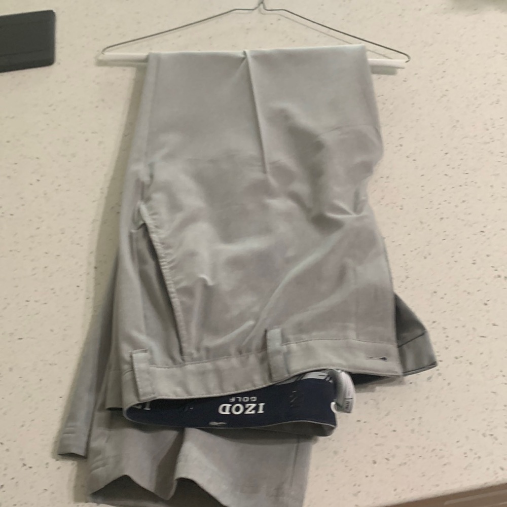 Grey Izod Golf pants 36/32 Never Worn
